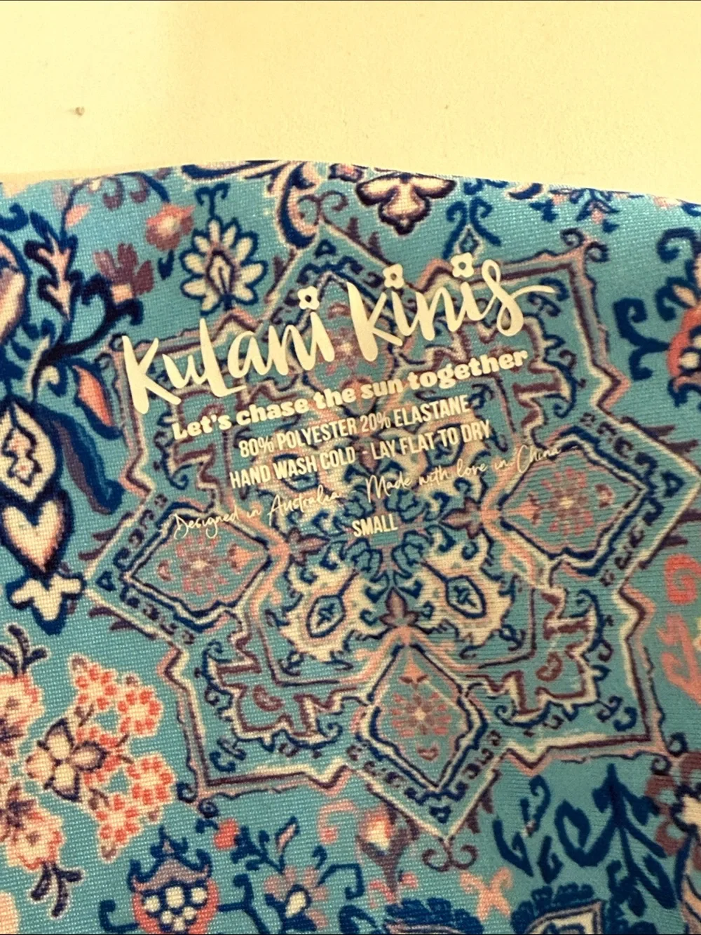 Kulani Kinis blue/ purple pastels bikini bottoms S